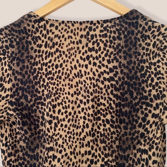 H&M Cheetah Print Crepe Blouse - Picture 8 of 10